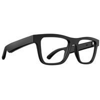 Nouvelles lunettes audio intelligentes E10 Pro avec traduction IA, appels, lecture de musique, commande par bouton tactile, batterie 55 mAh