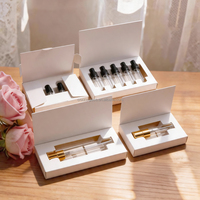 Mini flacons de parfum en verre transparent de 2 ml, 3 ml, 5 ml, 10 ml avec capuchon pulvérisateur en aluminium argenté – Portables, rechargeables, vides, pour échantillons de parfum de voyage