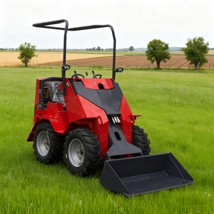 Mini DIESEL xăng điện Skid Steer lật Trung Quốc S460 V1000 skidsteer nhỏ kết thúc trước loader giá rẻ để bán - Product Image 5