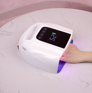 Lampe à ongles UV LED rechargeable 96W, couleur arc-en-ciel, sécheuse électrique pour vernis gel, machine de photothérapie pour salon de manucure - Product Image 6