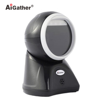 Nouveau lecteur de code QR filaire USB avec puce de décodage, scanner de bureau facile à utiliser, scanners de codes-barres pour supermarchés avec normes CE FCC ROHS
