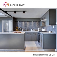 Meuble sous-évier en MDF laqué |   Conception RTA |   Couleurs peintes |   OEM personnalisable