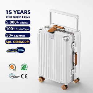 <span class=keywords><strong>Valigia</strong></span> Unisex in Alluminio <span class=keywords><strong>con</strong></span> Motivo Personalizzabile, 20-28 Pollici, Manico Largo, <span class=keywords><strong>Grande</strong></span> Capacità, <span class=keywords><strong>Ruote</strong></span> Girevoli Staccabili - Product Image 2