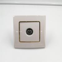 Panneau de couverture de l'interrupteur yaki mural Gang Smart Fan Key Power Window Remote Brass Toggle Black Glass Zigbee Toggle Light Switch