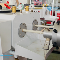 Machine d'extrusion de tuyaux jumeaux en PVC avec double vis conique controtournante, haute productivité, composants PLC essentiels