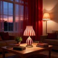 Lampe de bureau moderne et épurée avec abat-jour émaillé, source de lumière LED, corps métallique, protection oculaire, idéale pour la décoration de comptoirs d'hôtel