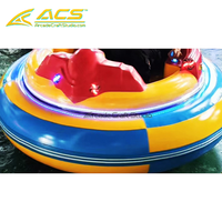 ACS Green Orange Circular Bumper Ride-On Amusement Attraction Lighted Indoor Arcade Commercial Entertainment Equipment Metal