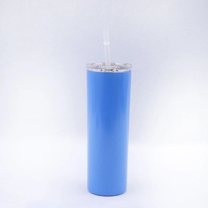Venta al por mayor 15oz de agua tazas de doble pared de vacío de acero inoxidable aislado flaca vasos con tapa steaw - Product Image 4