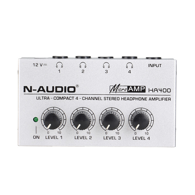 N-Audio Professional 4 Channel Headphone Amplifier in Good Price HA400