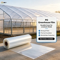 Film de couverture de serre en polyoléfine, film plastique agricole, fabrication directe d'usine, OEM, ODM, export sur mesure