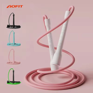 Cuerda para Saltar con Rodamientos de Bolas, Cuerda de Velocidad Rápida con Cable y Asas de Espuma Viscoelástica, Ideal para Hacer <span class=keywords><strong>Ejercicio</strong></span>, 3M*5mm/6mm - Product Image 1