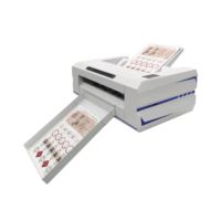 Cortadora Automática de Etiquetas para Cajas de Cartón, Vinilo y Papel, con Alimentación Continua de Hojas, Cámara CCD, Servomotor Digital