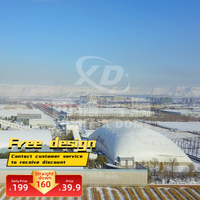 2025 dernier modèle Sports Air Domes Factory Direct peut résister à 12 vents forts Structure de membrane pour les tentes d'événement