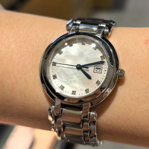 นาฬิกาข้อมือควอตซ์ผู้หญิงสุดหรูปี 2025 ตัวเรือนสแตนเลส หน้าปัดประดับเพชรเทียม ของขวัญสำหรับสุภาพสตรี - Product Image 3