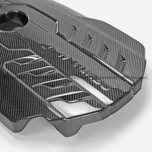 ฝาครอบเครื่องยนต์คาร์บอนแท้สำหรับ Hyundai G4kh/theta II 2.0 Turbo GDI ฝาครอบเครื่องยนต์ยังพอดีกับ I30N/Elantra n/kona n/veloster N - Product Image 4