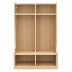 Armoire à casiers pour enfants Chuangjin à 2 sections, 710 mm, en bois, avec <span class=keywords><strong>porte</strong></span>-<span class=keywords><strong>manteau</strong></span> et rangement, pour fournisseur d'écoles et de maternelles <span class=keywords><strong>Montessori</strong></span> - Product Image 1
