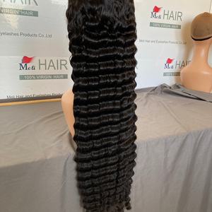 วิกผมลูกไม้ HD แบบ Deep Wave ความหนาแน่น 180% ขนาด 40 นิ้ว ผมแท้แบบติดลูกไม้ด้านหน้า ผมบราซิลเรียงเส้น - Product Image 2