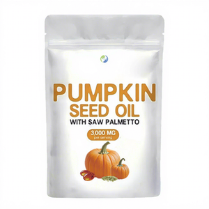 Аусрезон, халяльная Органическая пила Пальметто и Тыквенное масло, софтгелевая капсула, добавка, Тыквенное масло с пилой Пальметто в капсулах - Product Image 1