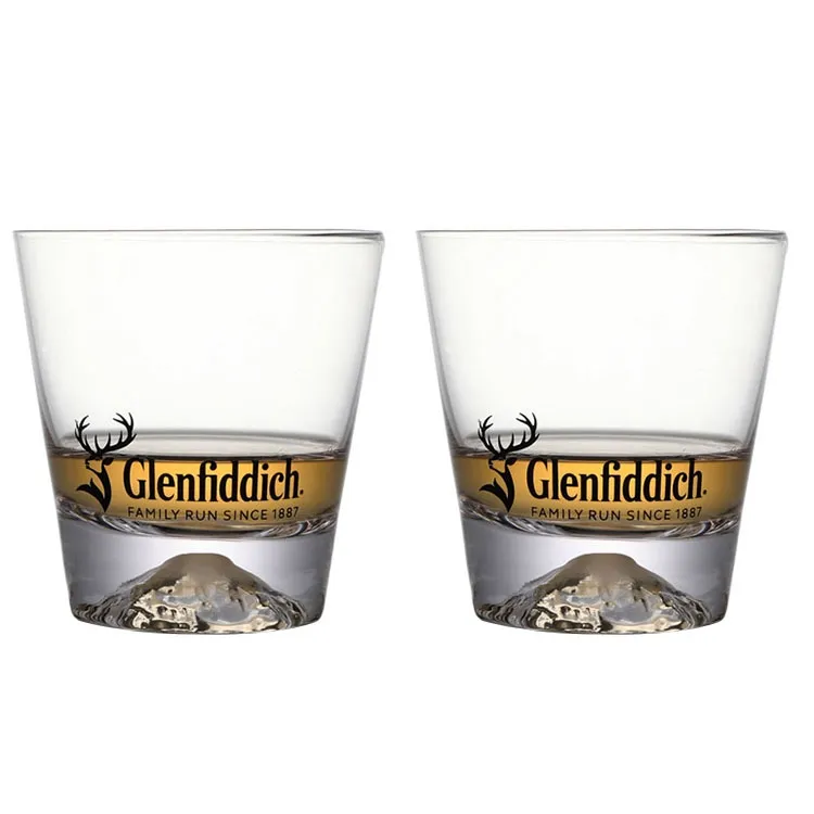 Glass Mountain Cup Tasting Glass Rock Rum Glasses Old Fashioned Drinking Glass Whiskey Glasses