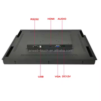 POG 19" 4:3 Aspect Ratio Infrared Gaming Monitor Touch Screen USB/VGA New Coin Operated Black POG Game Machines