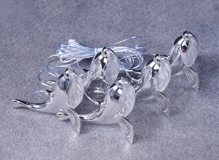 Hot Sale Modern Dolphin Fish Shape Crystal Chandelier Light JOYEN ...