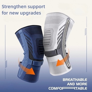 <span class=keywords><strong>Genouillère</strong></span> de compression <span class=keywords><strong>médicale</strong></span> avec stabilisateurs de coussinets en gel pour la rotule Genouillères de volley-ball en nylon pour la protection - Product Image 4