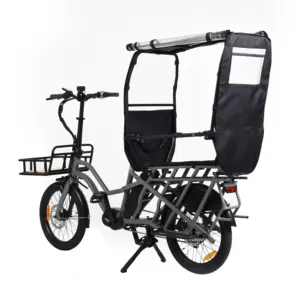 Лидер продаж, Электрический грузовой велосипед, электрический велосипед, лучший дизайн для семьи с детскими сидениями, электровелосипед