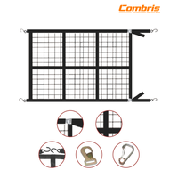 Filet de fixation de palettes Combris, filet de chargement en maille élastique PP robuste pour la rénovation/amélioration des camions, remorques et logistique d'entrepôt