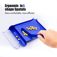 Plateforme de Comptage et de Distribution de Comprimés en ABS pour Pharmacie avec Spatule – Plateau et Spatule pour Comprimés et Médicaments