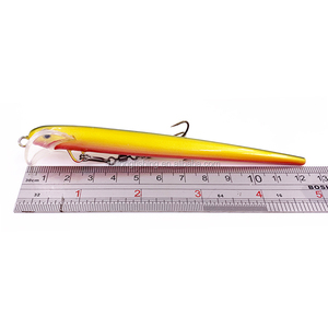 <span class=keywords><strong>Leurre</strong></span> de pêche flottant, type Minnow, rigide, élancé et aérodynamique, imitant les petits poissons, pour poissons prédateurs d'eau douce et d'eau salée - Product Image 4