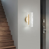 Lampes murales cylindriques en fer et acrylique à prix d'usine, 7W LED, pour chevet, mur de fond et salon