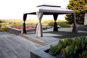 Gazebo Metálico de Doble Techo 3x3M con 4 Paredes de Malla y Revestimiento de Poliéster de 160g con Recubrimiento PA, Modelo DC-MG-004 - Product Image 2