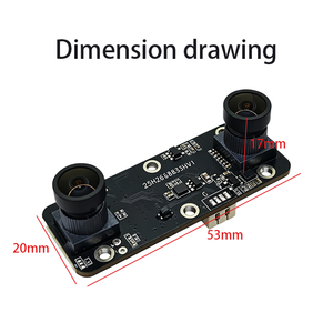 โมดูลกล้อง USB2.0 แบบซิงโครไนซ์เลนส์คู่ 4MP พร้อมโกลบอลชัตเตอร์ รุ่น SC233 160 ° DFOV มุมมองกว้างพิเศษพร้อมความผิดเพี้ยน - Product Image 2
