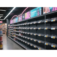 Prix d'usine personnalisé rayonnage étagères de magasin de détail étagère gondole de supermarché en métal