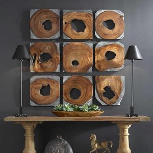 AJJ-M15 Appendiabiti <span class=keywords><strong>in</strong></span> <span class=keywords><strong>Legno</strong></span> Stile Wabi-sabi per Camera <span class=keywords><strong>da</strong></span> Letto, Arredamento Casa - Product Image 3
