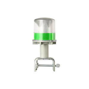 Luz Intermitente LED Solar Impermeable IP68 para Conos de Tráfico y Advertencia - Product Image 3