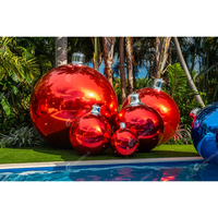 Boule gonflable de Noël, décorations de Noël pour l'extérieur, boule de Noël pour le jardin