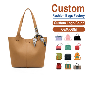 Sac fourre-tout antivol en cuir véritable grain litchi souple avec fermoir à fermoirs, grande capacité, pour femme, porté épaule ou croisé, personnalisable - Product Image 2