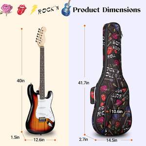Estuche para Guitarra Acústica, Bolsa de Transporte Impermeable, Tamaño Grande, OEM, Reforzado, Acolchado, para Guitarra, Bajo - Product Image 5