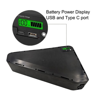 Batería Triangular Pequeña de Alta Potencia para Bicicleta Eléctrica, 1500W, Iones de Litio, 60V, 52V, 48V, 72V, 20ah, 28ah, 25ah, con Cargador - Product Image 4
