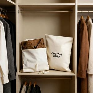 Custom Logo Color Eco-friendly Cotton Canvas Shoulder/Hand Handles Zipper Closure <b>Medium</b> <b>Size</b> Letter Pattern Multi-Use <b>Bag</b> - Product Image 3