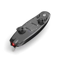 Planche de surf électrique en fibre de carbone haute puissance avec batterie 72V, jet ski spécial avec alimentation en eau, comprend un sac et une pompe accessoire