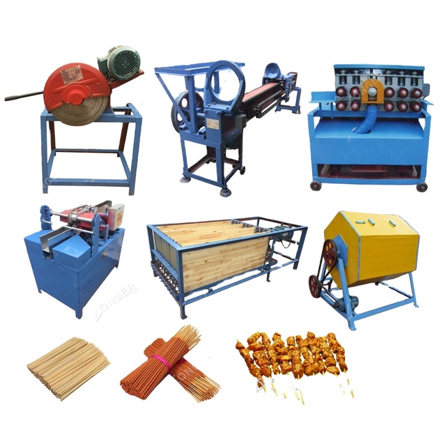 CE Approved Best Price Automatic Wooden Round Ice Cream Sticks Barbecue BBQ Bamboo Incense Stick Making Machine for Sale