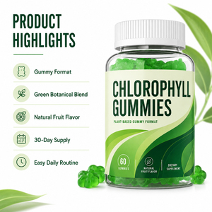 Gomitas de Clorofila OEM/ODM - Suplemento Orgánico Vegano Antioxidante para la Digestión y el Apoyo Inmunológico para Adultos - Product Image 5
