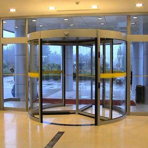 DEPER personalizzabile 3-ali di vetro intero porta girevole automatica per Hotel aeroporto & centro commerciale - Product Image 3