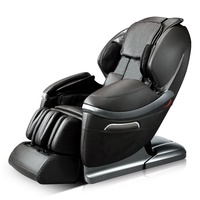 Silla de Masaje Sl-A80-1 de Lujo, Portátil, con Bolsas de Aire, Riel Extra Largo, Masaje Corporal Completo 4D, Gravedad Cero, con Calefacción