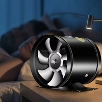 Ventilateur d'extraction en ligne à haute vitesse pour salle de bain et cuisine, montage mural, pour conduits en fer industriel, 4, 6, 8, 10, 12 pouces