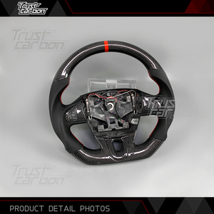 <span class=keywords><strong>Volant</strong></span> sport en cuir perforé personnalisé en fibre de carbone pour Renault Mégane Mégane <span class=keywords><strong>3</strong></span> Mégane 4 RS 2009-2014 - Product Image 3