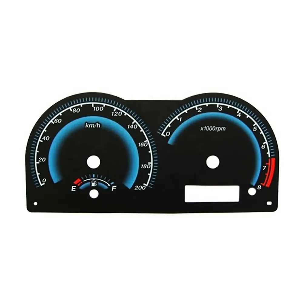 Хороший световой трансмиссионный автомобильный измеритель и высокая яркость el auto speedometer panel