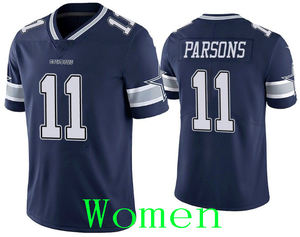 Wanita wanita 4 Dak Prescott 21 Ezekiel Elliott 7 trewon Diggs 88 ceebee domba 11 Micah Parsons Jersey sepak bola - Product Image 3